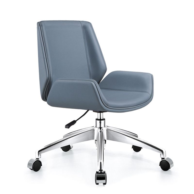 Modern Style Desk Chair Leather Computer Mid/High Back Office Chair