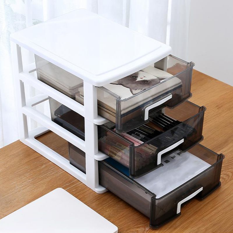 Vertical Modern File Cabinet Drawers Plastic File Cabinet for Home or Office