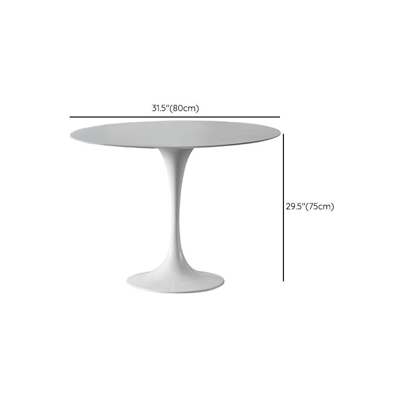 Modern 1/3 Pieces Dining Set Round Stone Dining Table for Kitchen