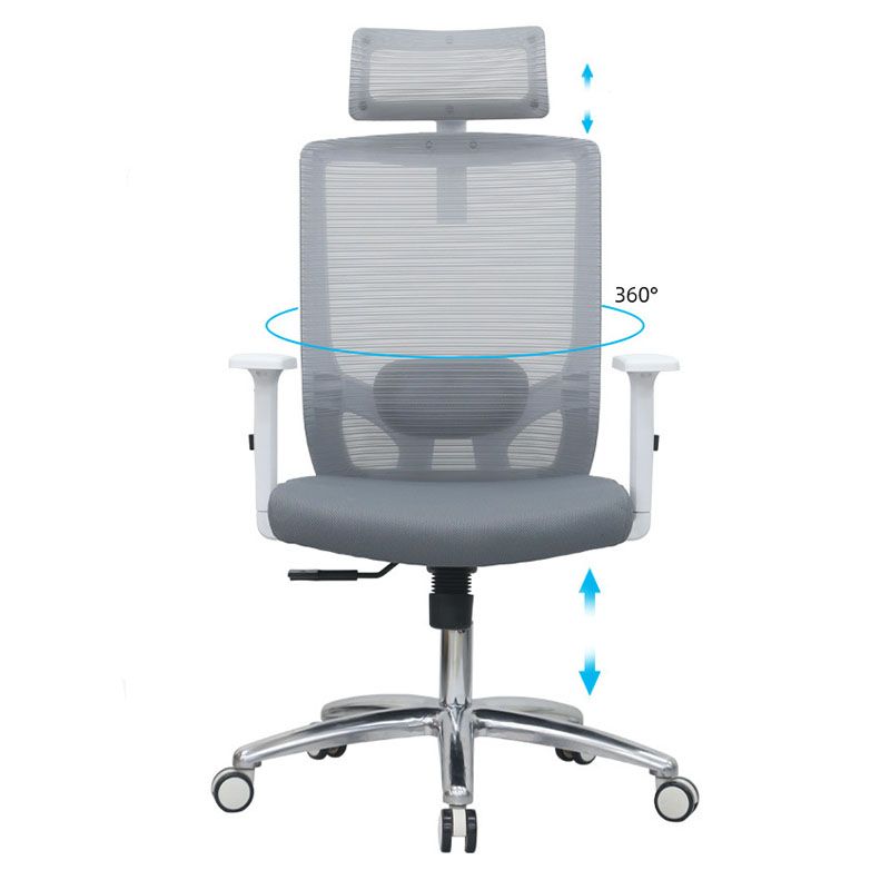 Fixed Arms Desk Chair High-back Ergonomic Office Chair Mesh Desk Chair