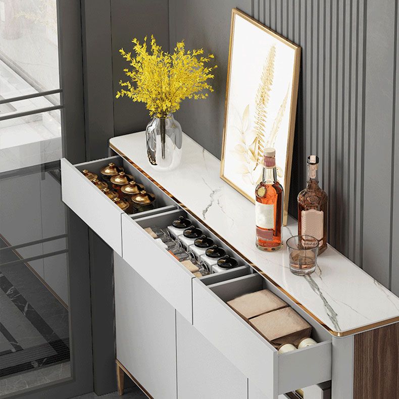 Glam Style Sideboard Door and Drawer Server for Home Kitchen