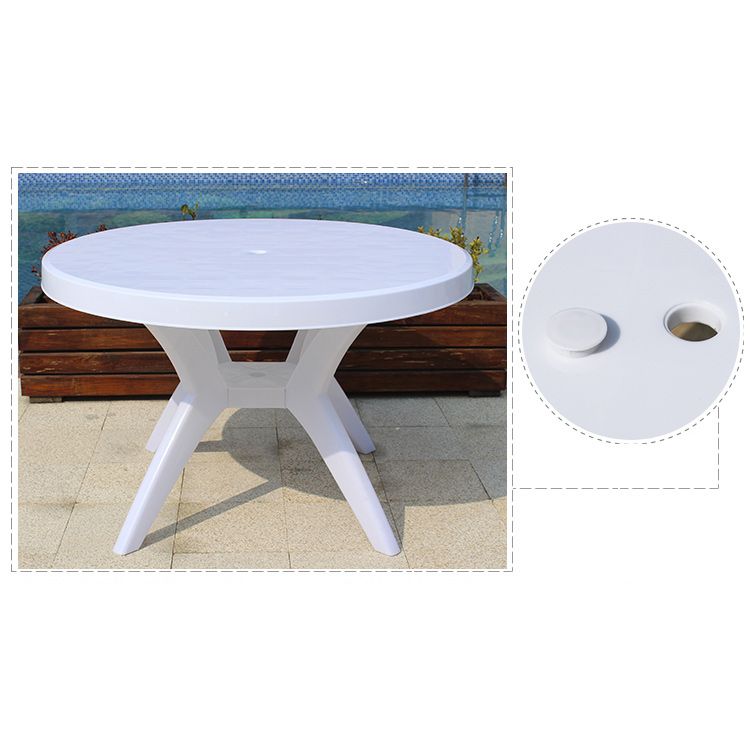 Plastic Contemporary Dining Table White Plastic Dining Table