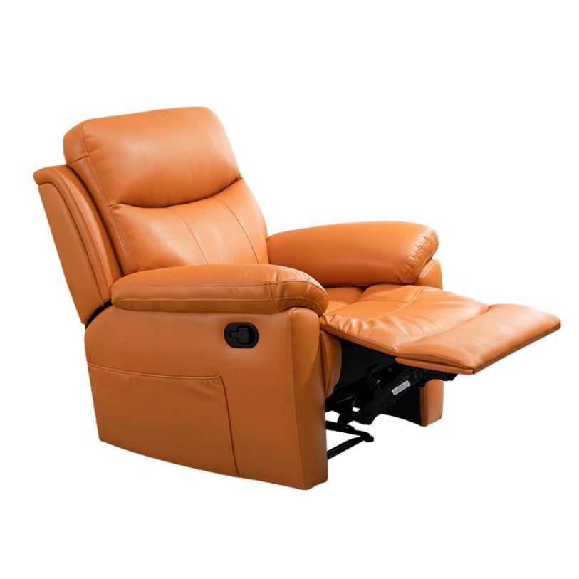 Swivel Rocker Recliner Extended Footrest Recliner Chair with Ottoman