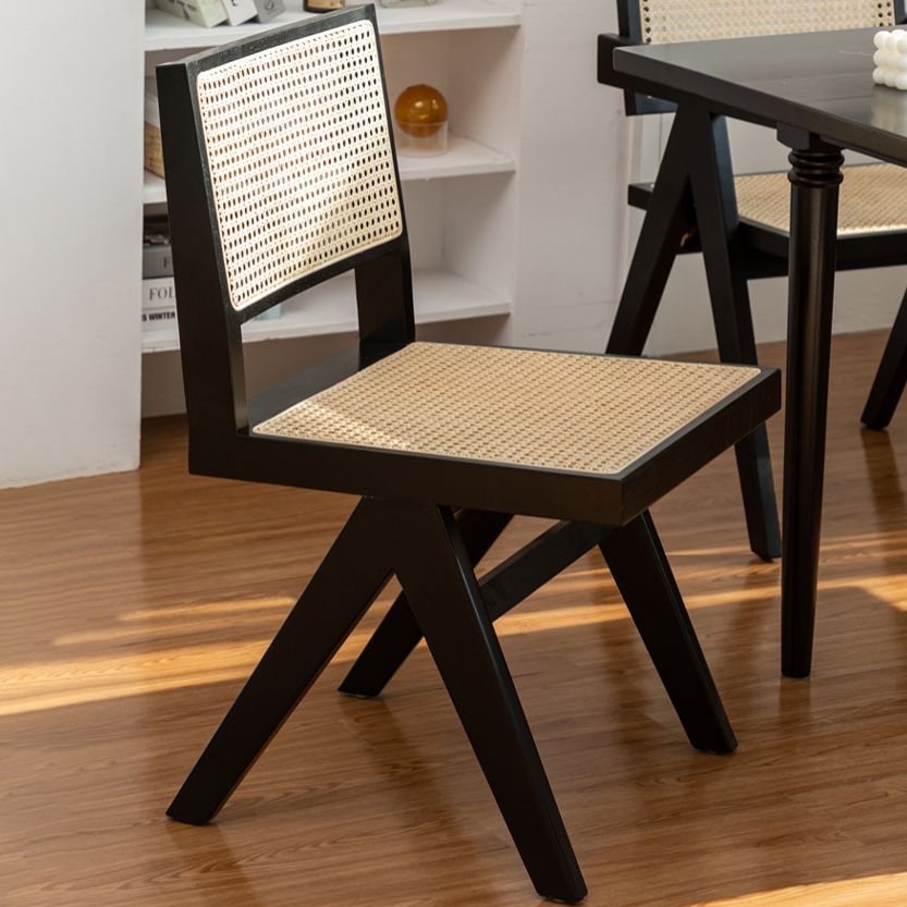 Modern Kitchen Side Dining Chairs Oak Wood Side Chairs for Home