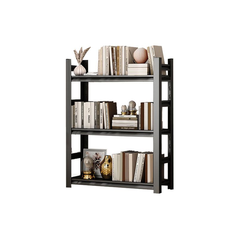 Modern Style Open Back Standard Bookshelf Metal Bookcase for Study Room