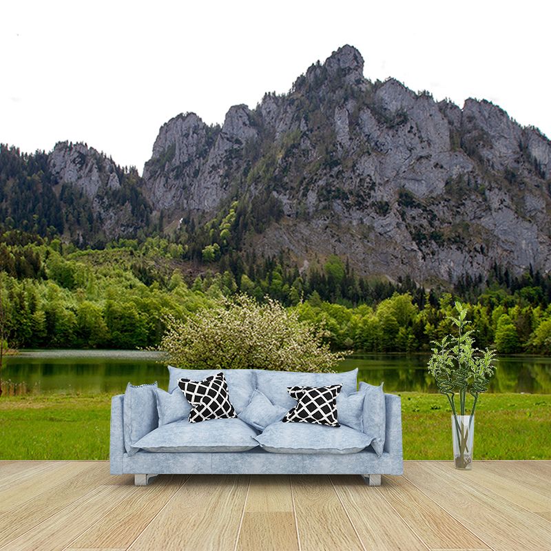 Mountain Photography Environmental Wallpaper Living Room Wall Mural