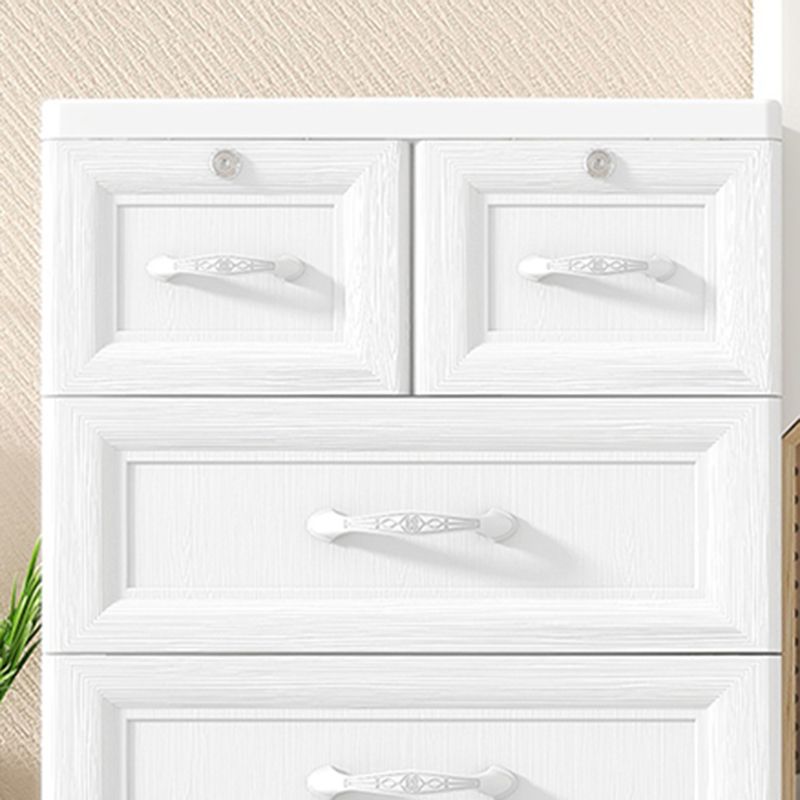 Contemporary Baby Dresser Plastic Kids Furniture for Bedroom