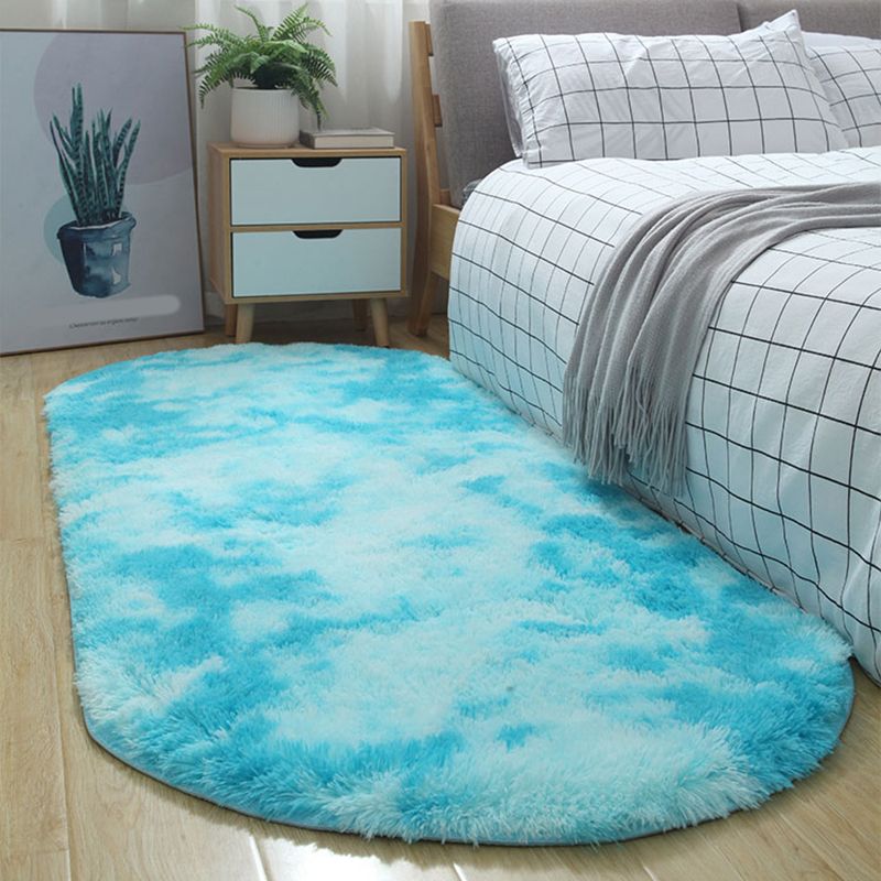 Tapis de teinture à cravate multicolore Shag Western Area Tapis Animal Animage Anti-Slip Tapis pour chambre à coucher