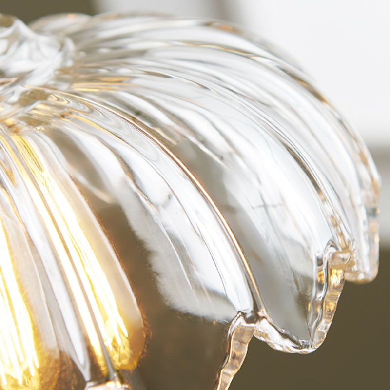 1-licht glazen gesuspendeerde verlichtingsarmatuur vintage hanglichtkit voor eetkamer