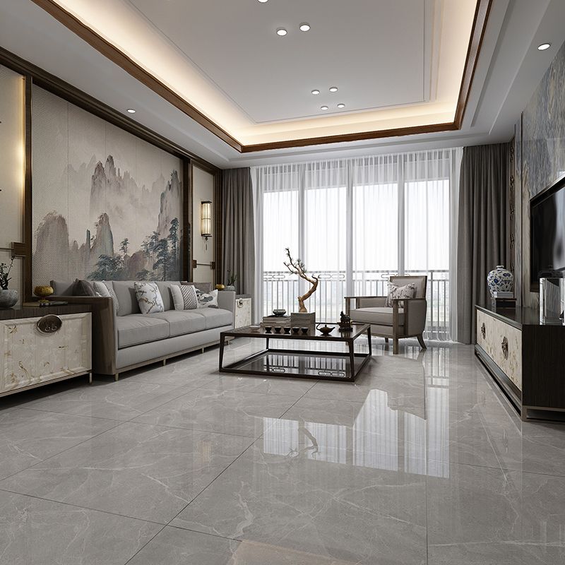 Simple Square Tile Porcelain Marble Pattern Polished Floor and Wall Tile