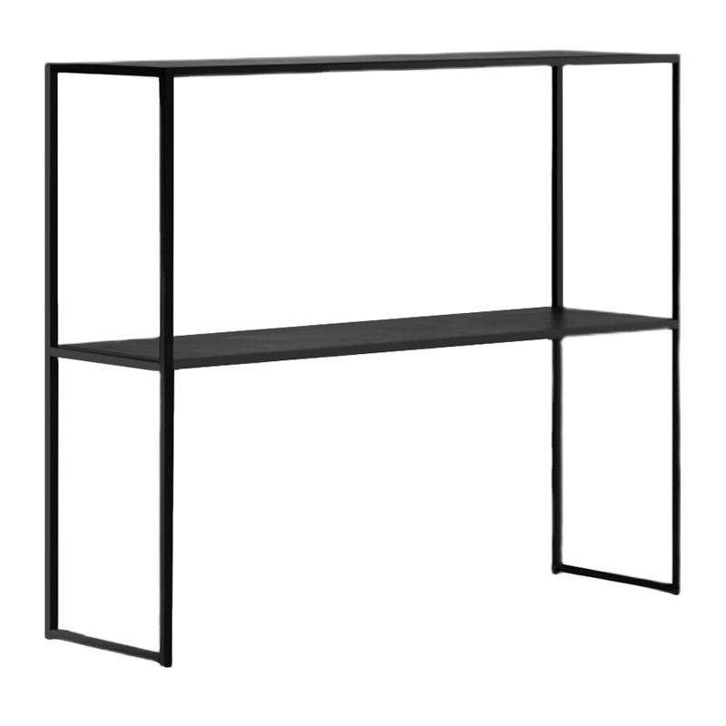 Modern 1-shelf Console Table Sled Iron Rectangle Storage Console Sofa Table