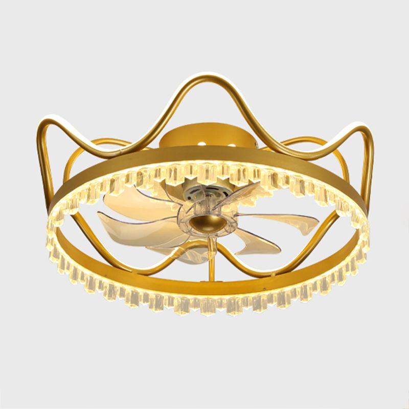 Pendentif de plafond rond en métal MODERNE MODERNE 2 lumières LED Flush Light pour la chambre