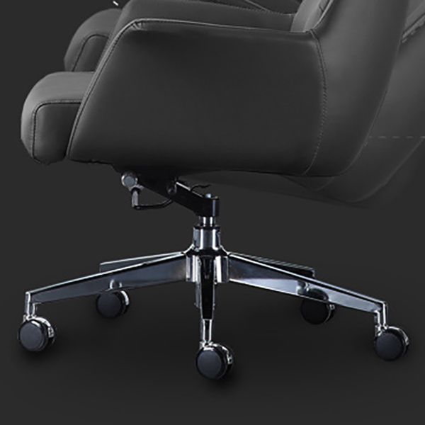 20" Wide Modern Managers Chair Leather High Back Executive Chair