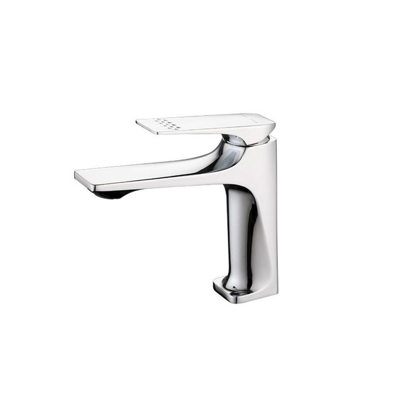 Modern Bathroom Faucet Brass Low Arc Lever Handles with Water Hose Sink Faucet