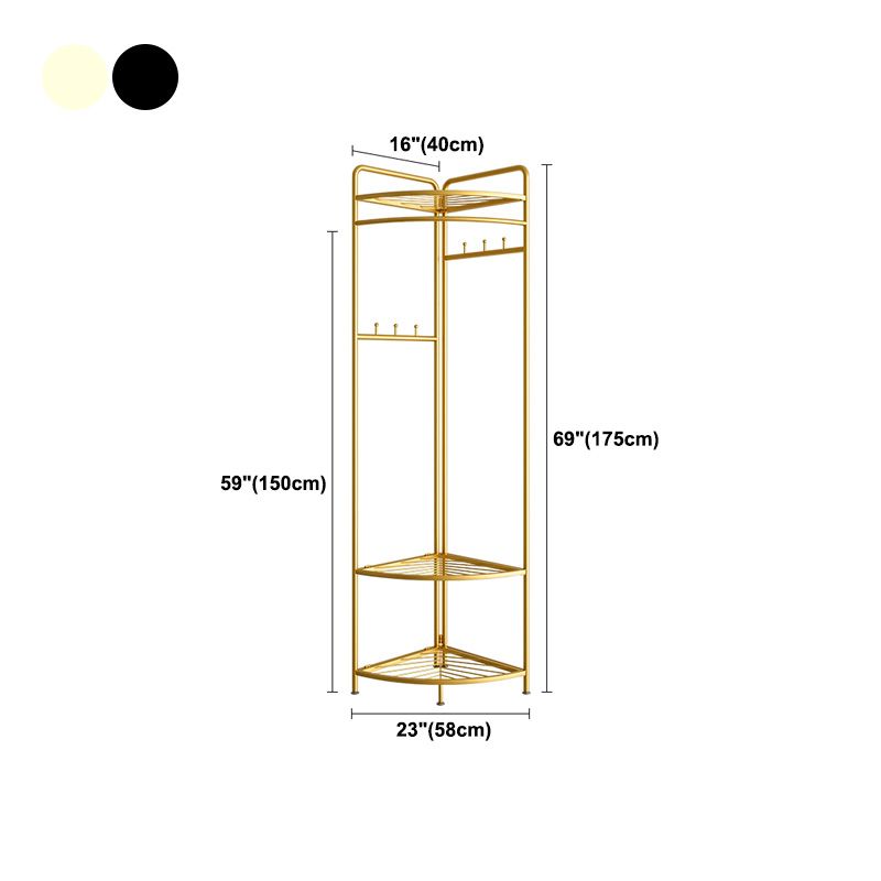 Modern Coat Hanger Metal Hanger with Hook Partition Coat Hanger