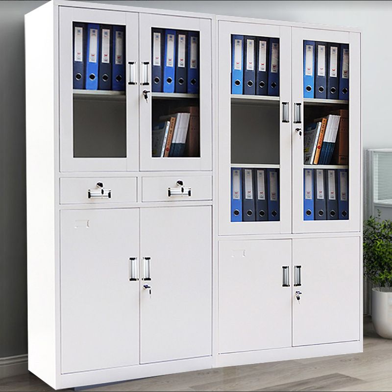 Modern Vertical Cabinet Metal File Cabinet with Storage Shelves