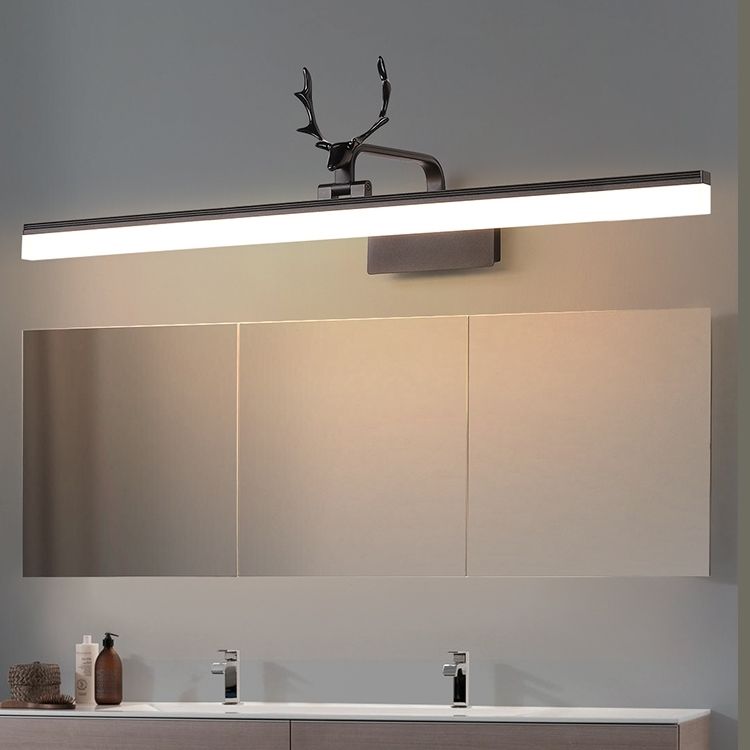 Modern Simple Antler Makeup Mirror Lamp Bathroom Nordic Mirror Light Fixture