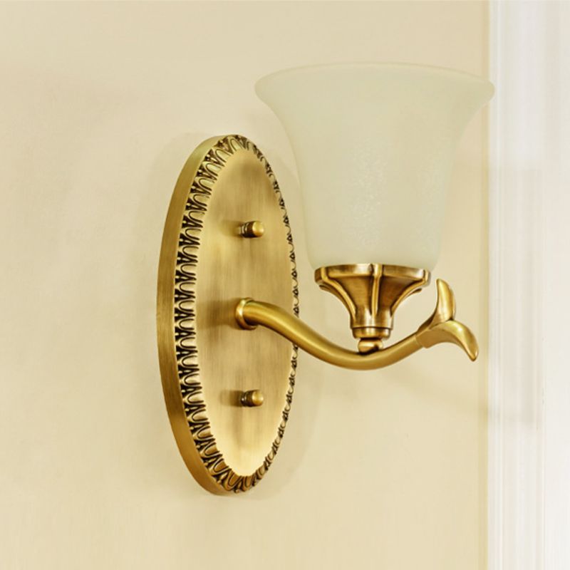 Unique Shape Wall Light Fixture Modern Wall Mounted Lighting in Gold Finish