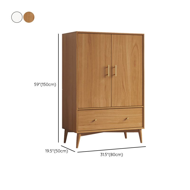 Solid Wood Bedroom Armoire Urban Youth Armoire - 31.50"L x 19.69"W x 59.06"H