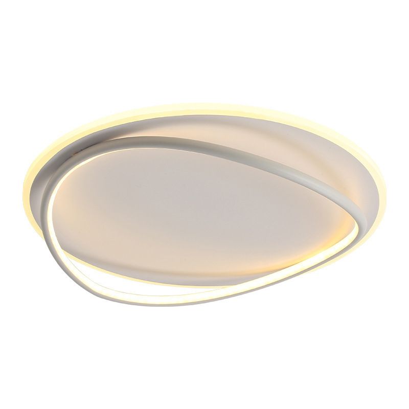 Contemporary Flush Mount Lighting LED White Ceiling Light for Room