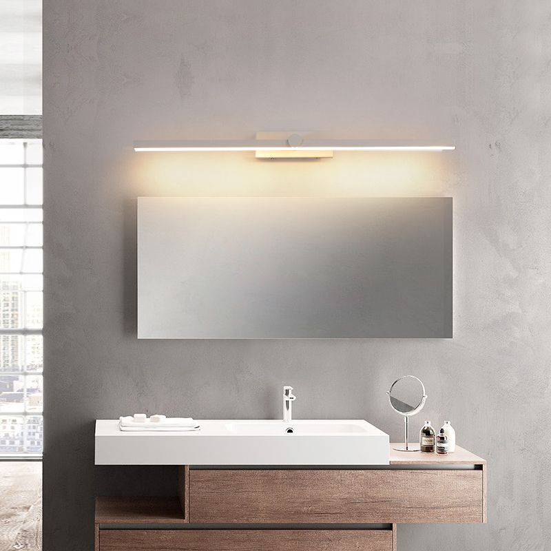 Modern Style Linear Shape Wall Lighting Metal 1 Light Wall Lights for Bathroom