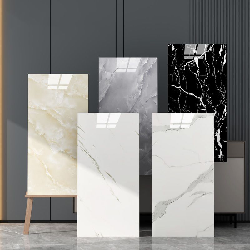 Floor Wall Tile Marble Pattern Wallpaper Rectangular Bathroom Kitchen Wallpaper