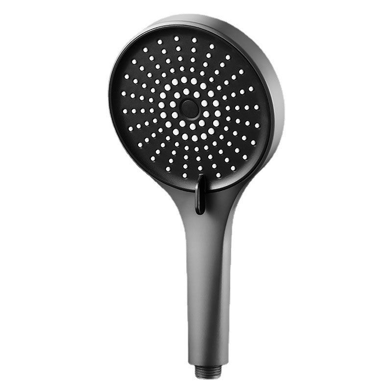 Plastic Hand Shower Round Handheld Shower Head with Self-Cleaning