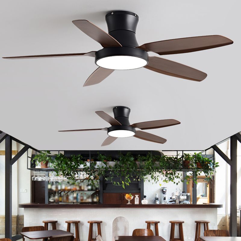 Contemporary Ceiling Fan Lighting with Metal for Dining Room