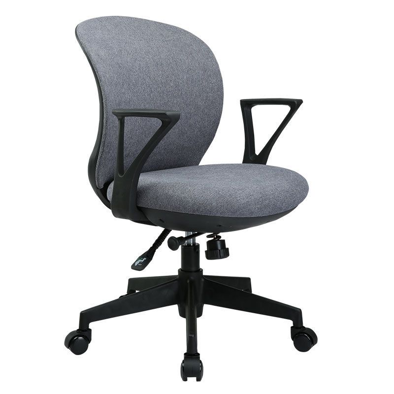 Ergonomic Mid Back Desk Chair Adjustable Swivel Office Chair with Wheels