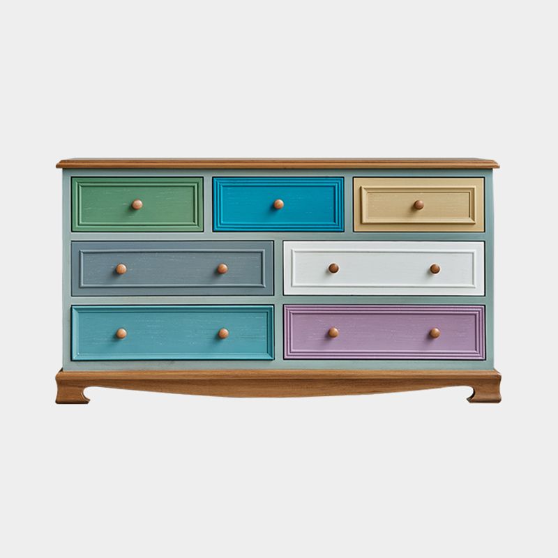 Traditional Style Dresser Bedroom Multi Drawers Solid Wood Storage Chest