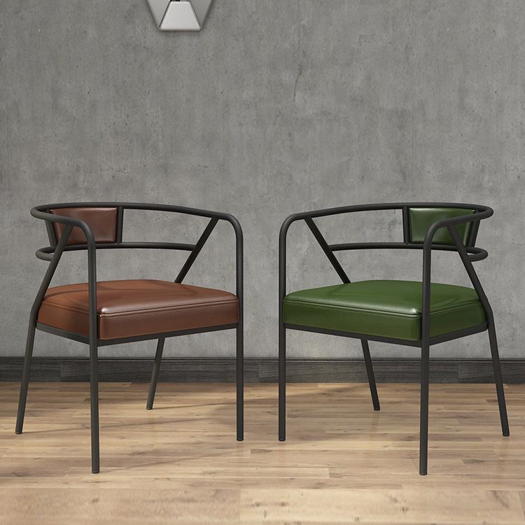 Glam Style Dining Chair Open Back Indoor Side Chair (Set of 2)