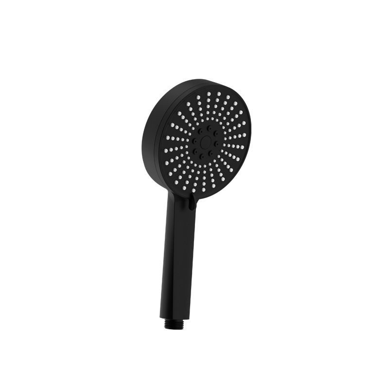 Plastic Handheld Shower Head Round Hand Shower with Self-Cleaning