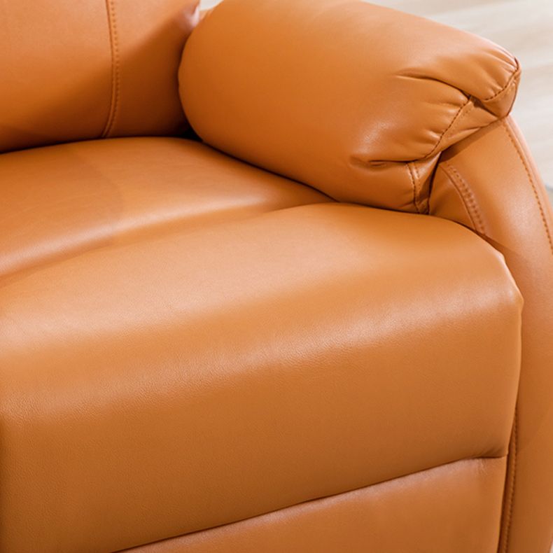 Faux Leather Home Theater Recliner Modern Standard Recliner for Theater
