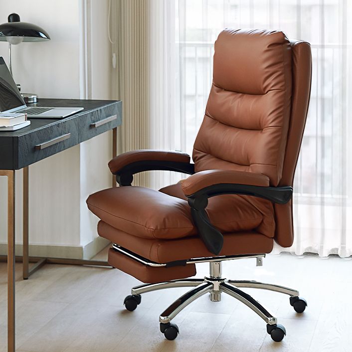 Adjustable Padded Arms Executive Chair Modern High Back Managers Chair