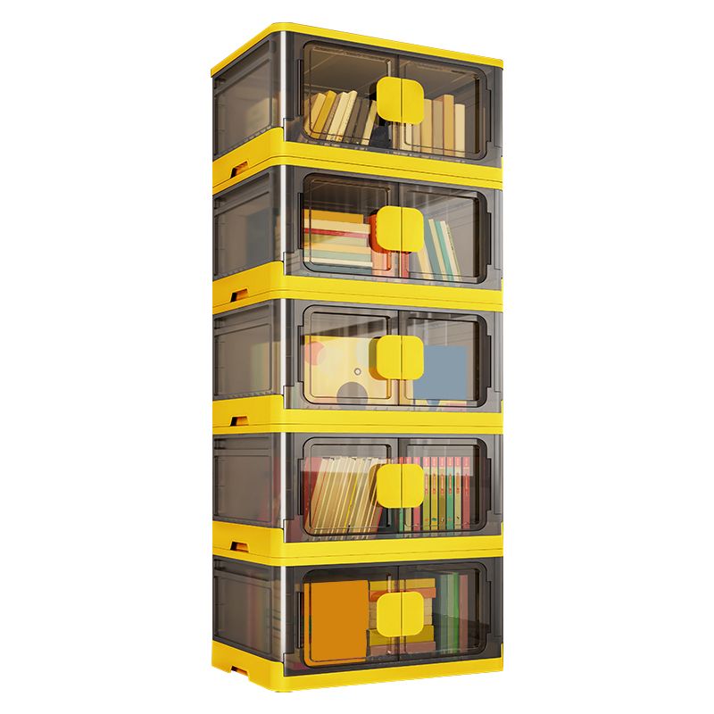 Visual Plastic Kids Closet Modern Style Kids Armoire Cabinet