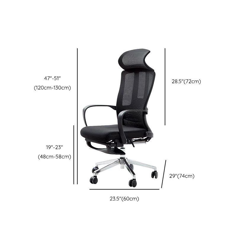 Modern Desk Chair Mesh Computer Chair High-Back Ergonomic Chair with Wheels