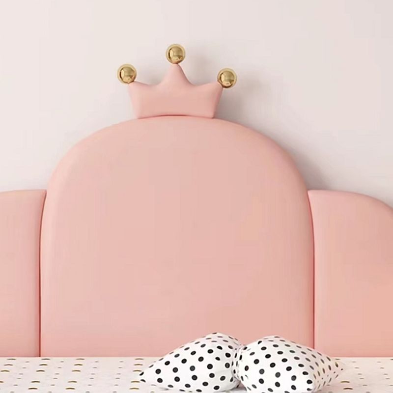 Modern Convertible Daybed in Pink Upholstered Bed Frame for Girls