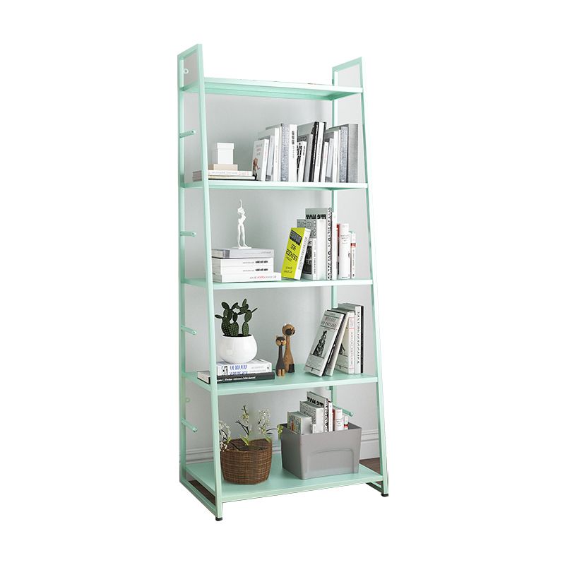 55.51"H Bookshelf Scandinavian Style Open Back Bookcase for Home Office