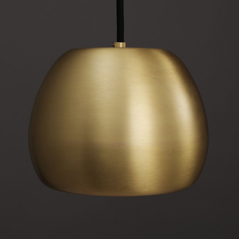 Metal Conical Ceiling Pendant Light Modern Style Suspension Pendant Light in Brass