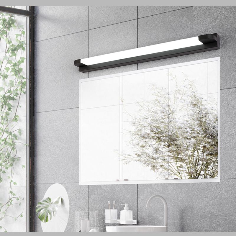 Modern Minimalist Style Linear Wall Mounted Vanity Lights Metal Vanity Lamp for Bathroom