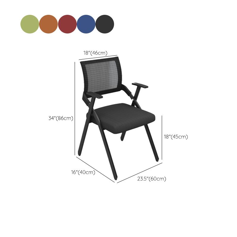 Contemporary Arms Included Conference Chair Mesh-back Chair for Office