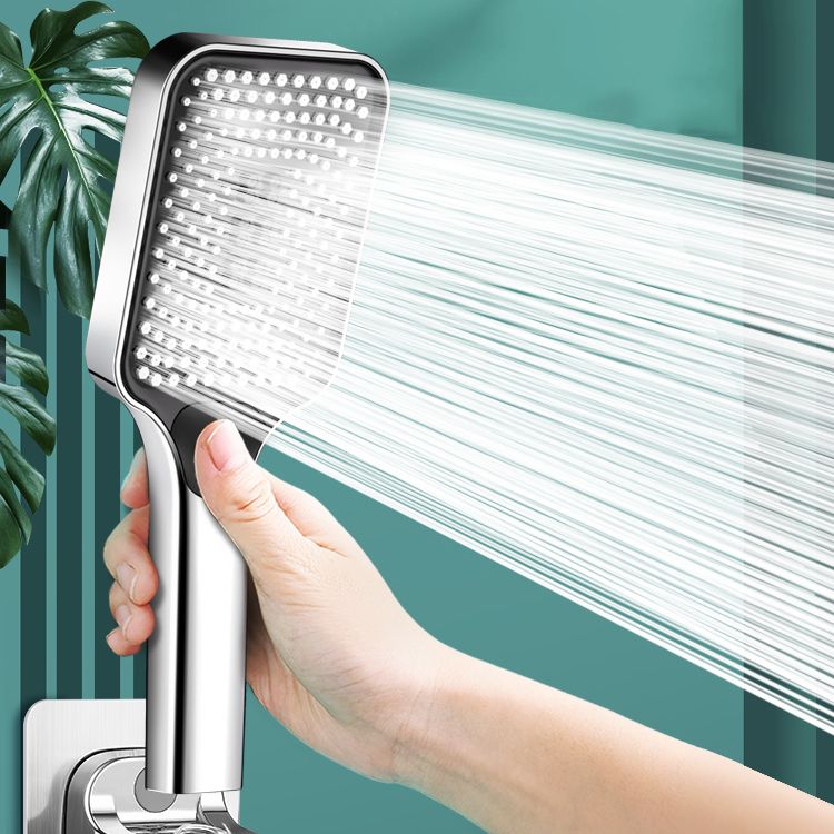 Modern Rectangular Hand Shower Self-Cleaning Wall-Mount Hand Shower