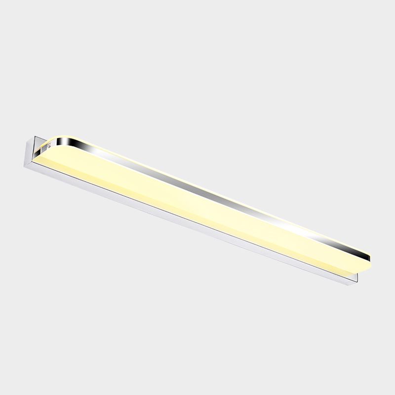 Linear Vanity Light Modern Metal Single Light LED Bathroom Mirror Headlight