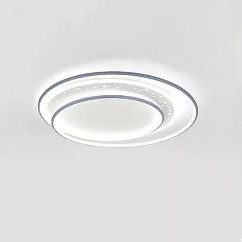 Modern Simple Metal Ceiling Light Circle Shape LED Ceiling Lamp for Living Room