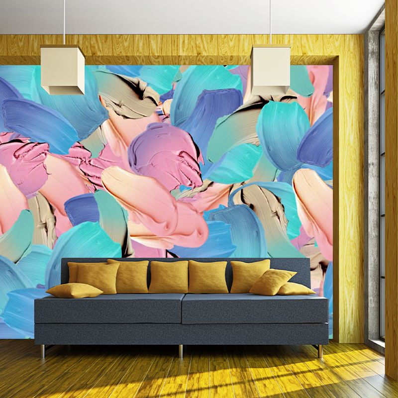 Illustration Stain Resistant Wallpaper Abstract Painting Living Room Wall Mural