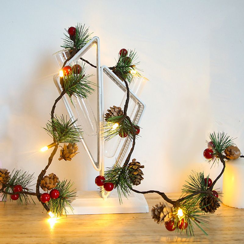 Modern Artistic Christmas Lights Plastic LED String Lights for Interior Spaces