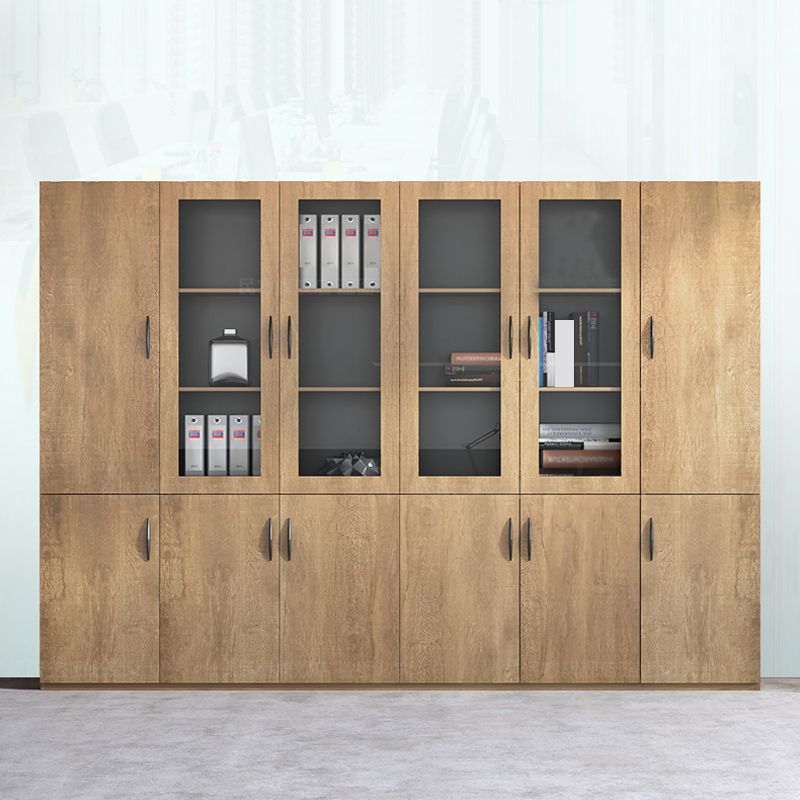 Medieval Modern File Cabinet Wooden Frame Vertical File Cabinet