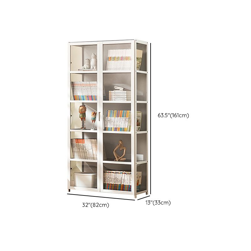 White Lacquered Modern Storage Cabinet,Rectangle Standard Cabinet