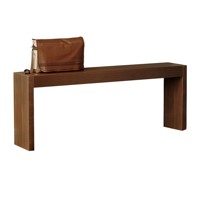 7.9" Wide Modern Entryway Bench Solid Wood Oak Bench with Legs