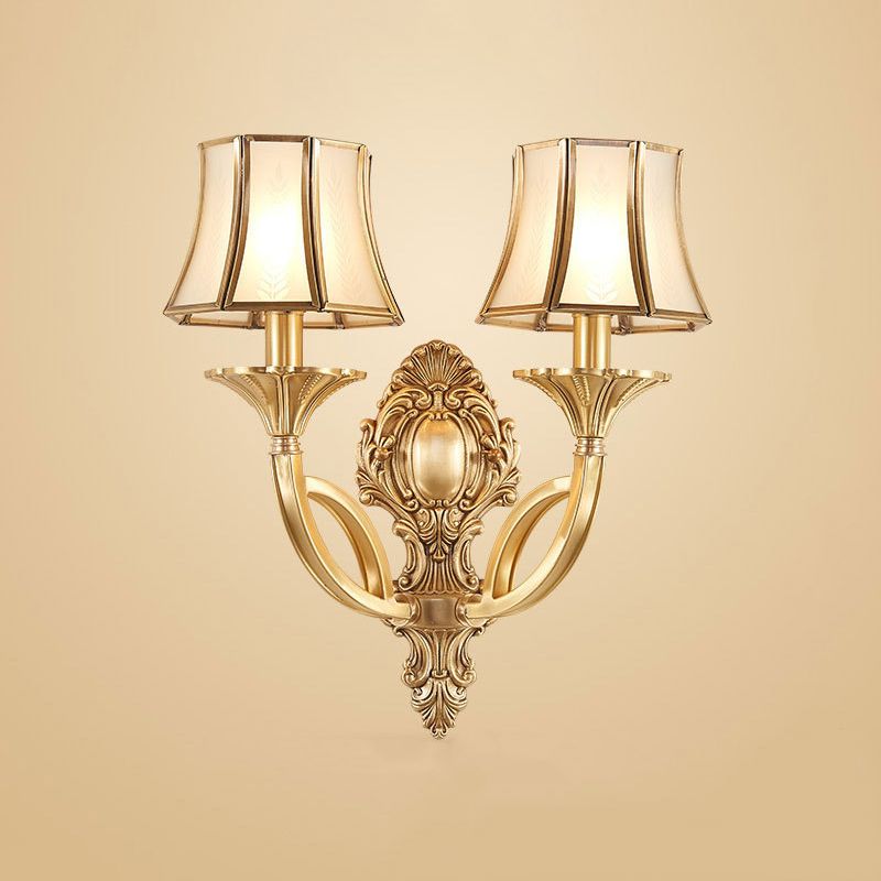 Lampadella a vetro a forma di conica Accensione Classic Living Classic Lipente in oro